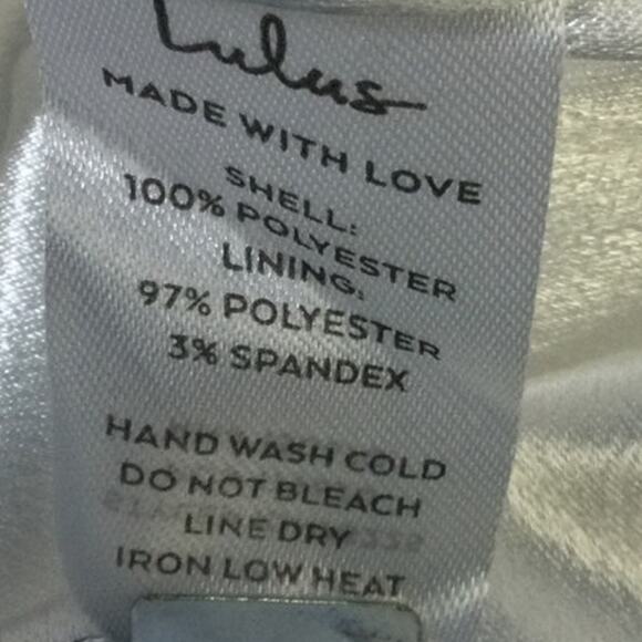 LULU'S L Captured Your Heart White Halter Wedding Formal Maxi Dress NEW B53 - Picture 6 of 10